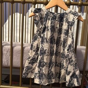 Navy and White Kids Dress
